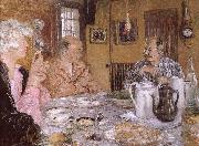 Edouard Vuillard Breakfast oil painting reproduction